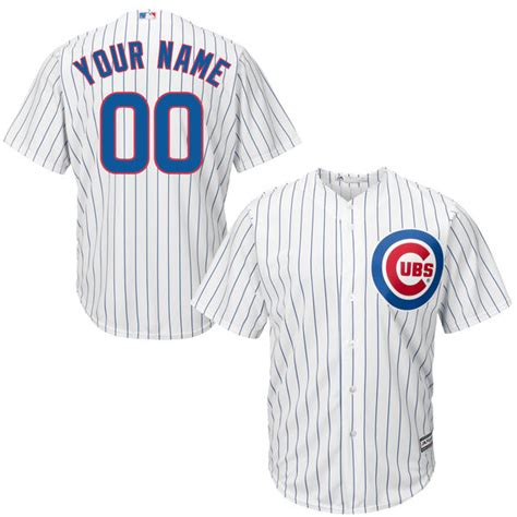 Chicago Cubs Majestic Youth Custom Cool Base Jersey White Online Store