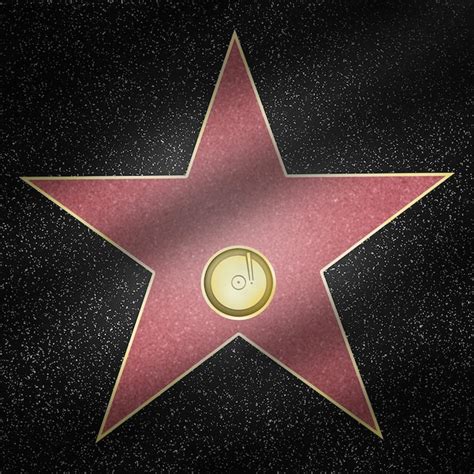 Premium Photo A Star On The Hollywood Walk Of Fame