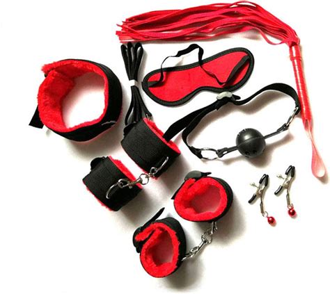 7 Pcs Sex Toys For Woman Sex Toys For Adults Bdsm Bondage Set Gag In Mouth Handcuffs