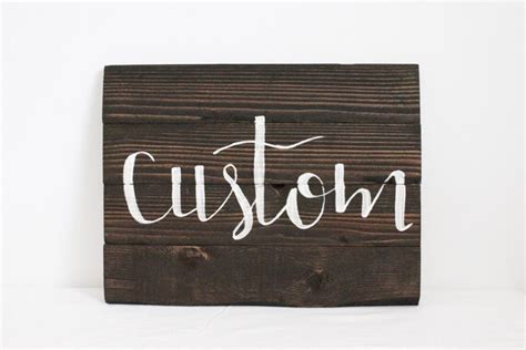 Items Similar To Custom Wood Sign On Etsy