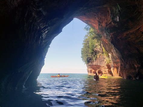 Kayaking The Apostle Islands Sea Caves In More Than Just A Tourist Way