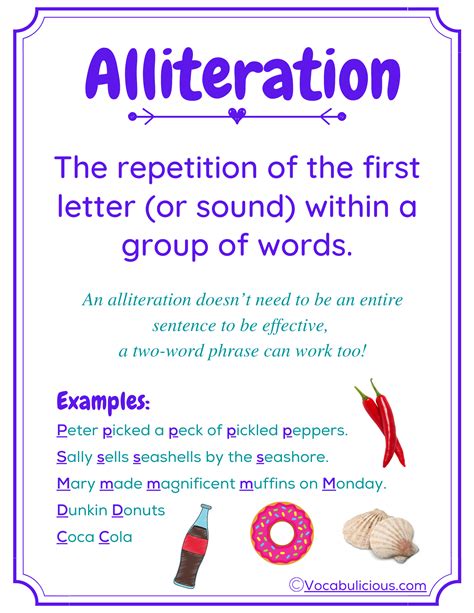 Quick Easy And Fun Alliteration Activity Vocabulicious