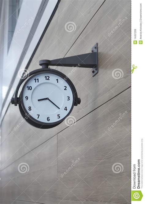 Clock Stock Image Image Of Hourplate Hallway Departure 14457209