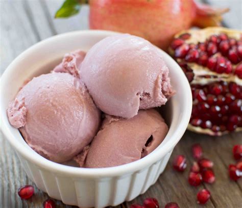 Pomegranate Ice Cream Recipe