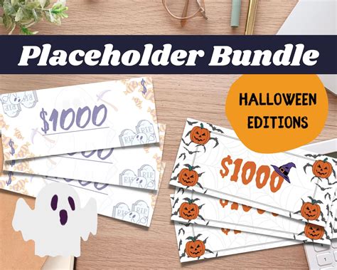 Halloween Bundle Cash Envelope Sinking Funds Placeholder Etsy