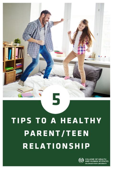 5 Tips To A Healthy Parentteen Relationship College Of Health And