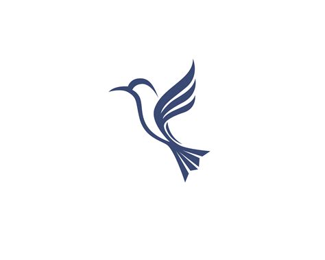 Hummingbird Icon Logo And Symbols Template Vector 604608 Vector Art At