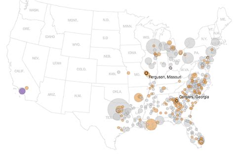 Mostly Black Cities Mostly White City Halls The New York Times