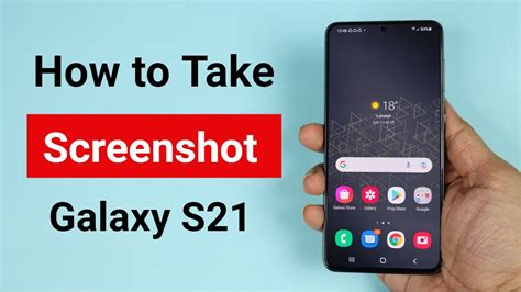 How To Take Screenshot On Samsung Galaxy S21 Youtube