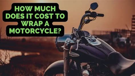 How Much Does It Cost To Wrap A Motorcycle Answered
