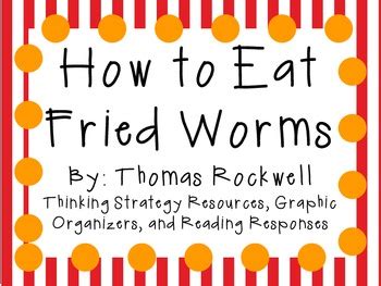 How to eat fried worms / cast How to Eat Fried Worms by Thomas Rockwell: Characters ...