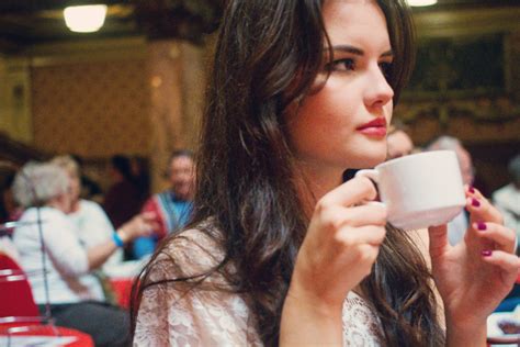 British Blogger Drinking Tea Joli House