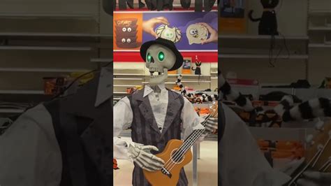 Singing Skeleton Animatronic Target Halloween 2022 Youtube