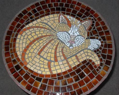 Изображения кошек сделанные в технике мозаики 19 кропотливых работ