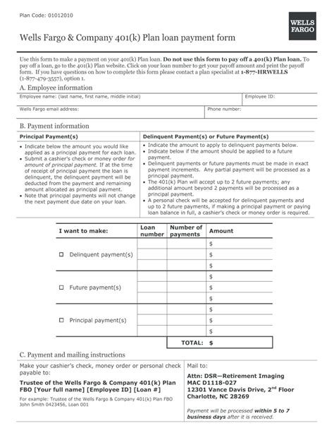 Adp 401k Loan Payoff Form Fill Out And Sign Online Dochub