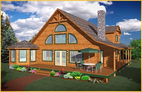 Log Home Models Cottonwood Colonial Concepts Log And Timberframe