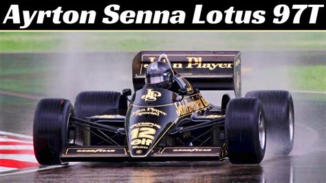 Ayrton Senna 1985 Lotus 97t Formula One F1 Car V6 Turbo Engine