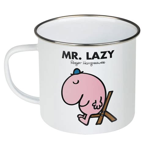 Personalised Mr Lazy Childrens Mug