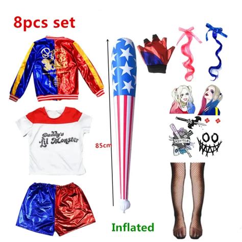 Sea Anime Purim Suicide Cosplay Costumes Quinn Squad Harley Monster