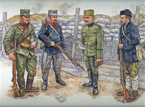 Serbian Army Armies Of The Balkan Wars 1912 13 Osprey Art Etsy