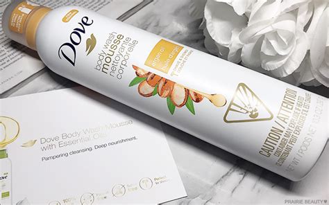 Review Dove Body Wash Mousse With Argan Oil Prairie Beauty