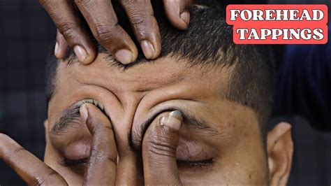 Amazing Head And Forehead Massage By Master Tapas Scalp Scratching