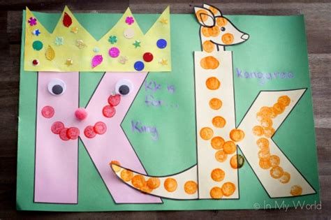 Alphabet Letter K Crafts For Preschoolers  Finaaseda