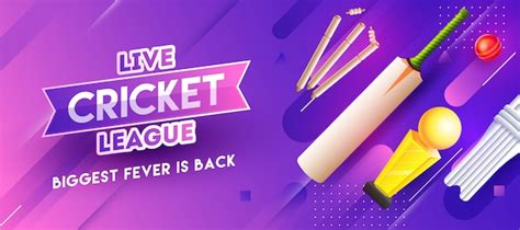Premium Vector Cricket Concept Banner