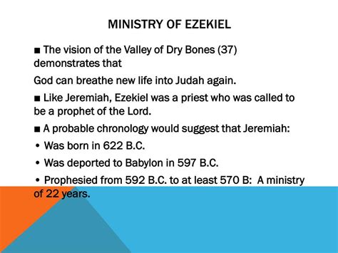 Ppt Interesting Facts About Ezekiel Powerpoint Presentation Free