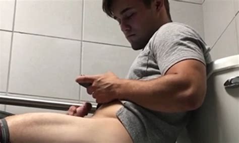 Hung Guy Caught Peeing By Hidden Cam In Club Public Toilet