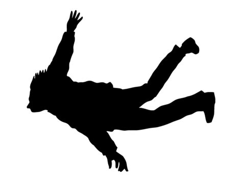 silhouette man falling flying freetoedit...