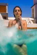 Adelaide Kane Sexy Poses In A Pool Photoshoot For Locale Magazine AZNude