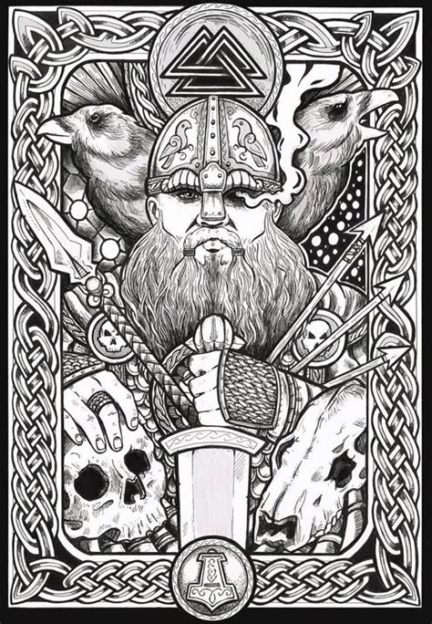 Découvrez Lhistoire Complète Du Dieu Odin Le Dieu Le Plus Puissant De