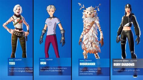 All New Skins And Cosmetics In Fortnite V152 Anime Boy Tess Bundle