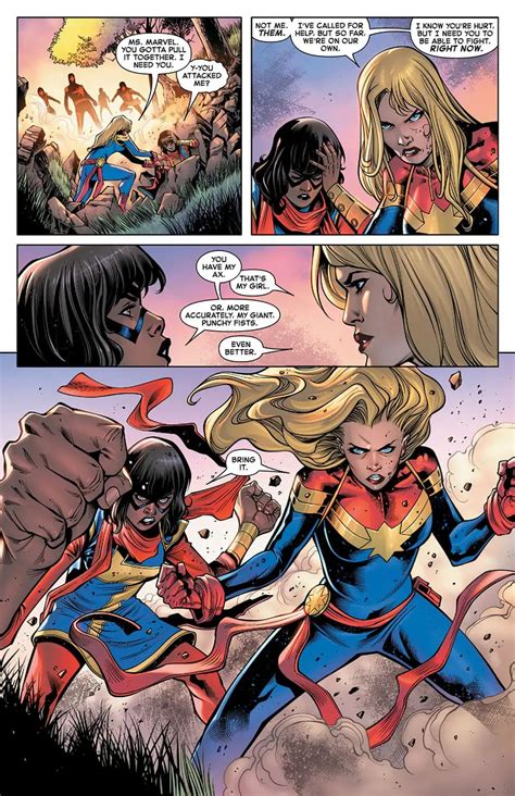 Captain Marvel Kamala Khan Carol Danvers Lord Of The Rings Comic Book