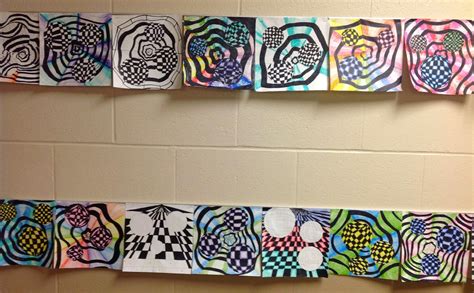 Miss Arty Pants 5th Grade Optical Illusions