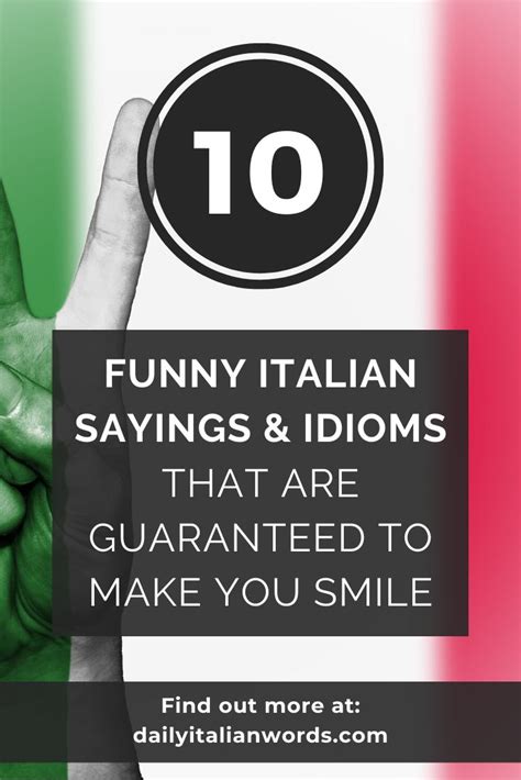 10 Funny Italian Sayings And Idioms That Are Guaranteed To Make You Smile