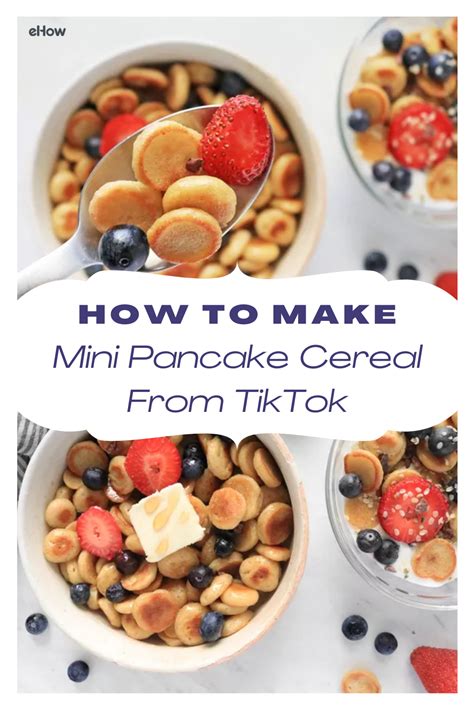 How To Make Mini Pancake Cereal From Tiktok Ehow Mini Pancakes