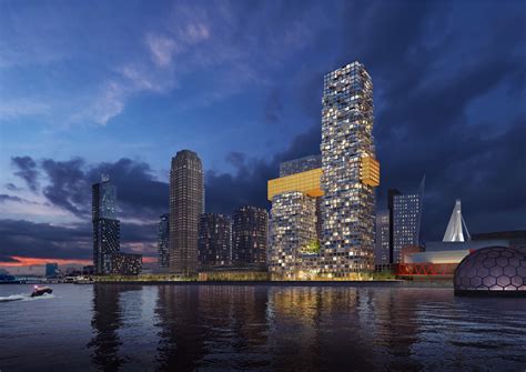 Rotas de transporte público de roterdão. MVRDV Wins Competition for Bay-Window-Inspired Mixed-Use Towers in Rotterdam | ArchDaily