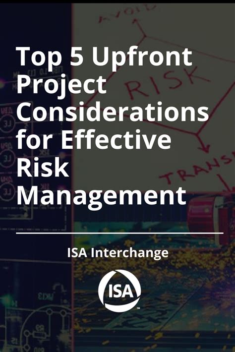 Top 5 Upfront Project Considerations For Effective Risk Management