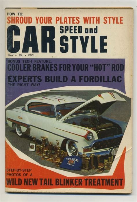 Car Speed And Style Magazine Vtg May 1961 Hot Rod Chevy Ford Studebaker