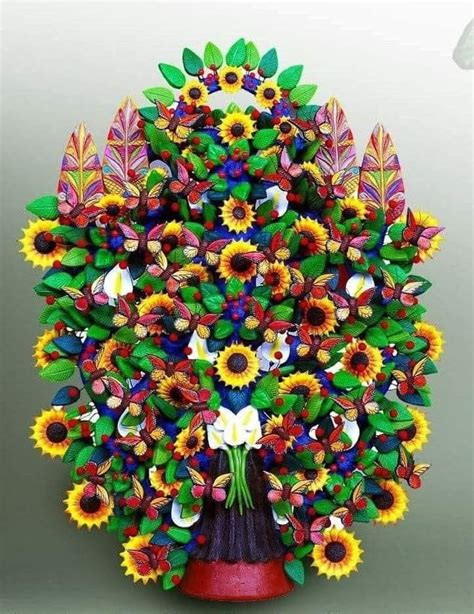 Árbol De La Vida Mexican Art Mexican Folk Art Tree Of Life Art