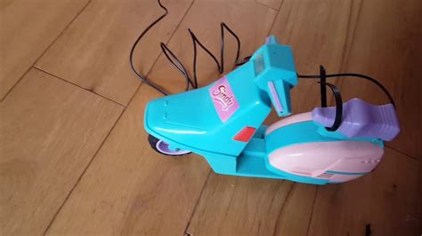 Retro 80s Remote Controlled Sindy Scooter With Frozen Elsa Fashion Doll