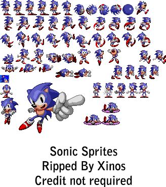 Sonic Sonic 1 Sprites Png