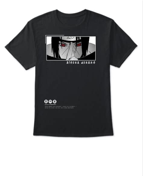 Itachi Uchiha Unisex Half Sleeves T Shirt