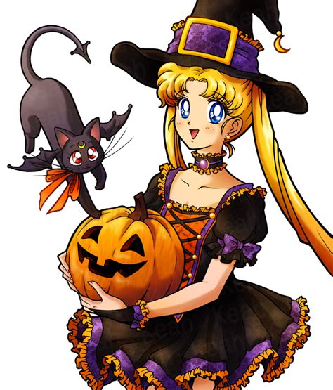 Usagi Tsukino Sailor Moon Sailor Moon Halloween Png Fondo De