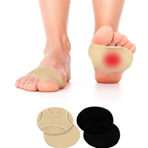 2PCS Metatarsal Pads Forefoot Sleeve Ball Foot Cushions With Soft Gel