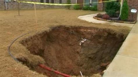 How To Fix A Sinkhole In Yard Giant Sinkhole Consumes Indiana Couple