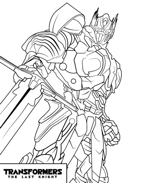 Download and print these transformer optimus prime coloring pages for free. Transformers The Last Knight Coloring Pages Check more at ...
