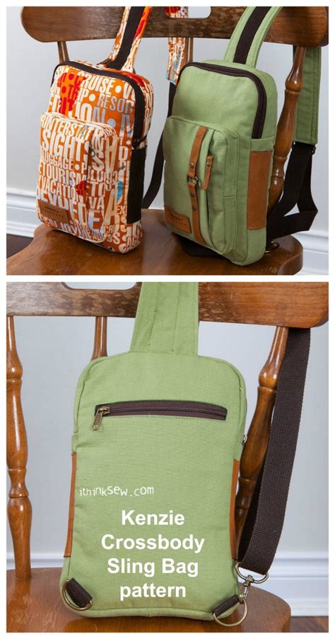 Kenzie Crossbody Sling Bag Sewing Pattern Sew Modern Bags